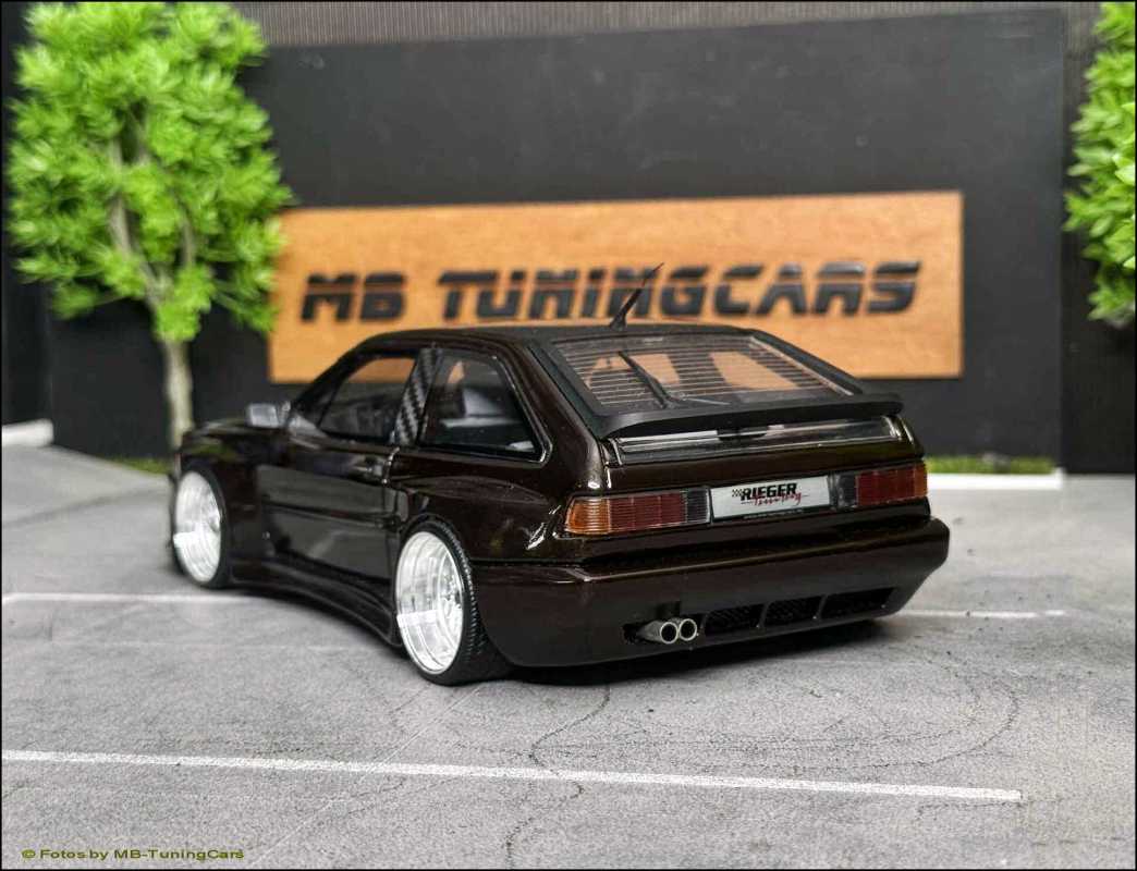 1:18 VW Scirocco MK2 GTX 16V Rieger GTO Breitbau + Vitrine = RAR